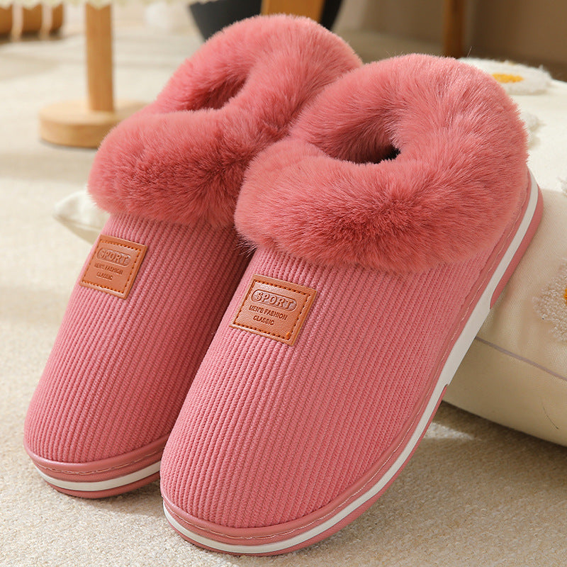 Women'S Plush Winter Slippers - Warm, Non-Slip, Soft Fabric Lining, EVA Sole, Hand Washable, All-Season Comfort, Winter Footwear|Cozy Slipon Shoes|Soft Fabric Upper, Winter Boots