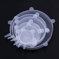 6pcs Silicone Elastic Lids, Reusable Durable Food Storage Covers, Suitable for Bowls, 6 Different Sizes to Fit Most Containers, Dishwasher and Fridge Safe, Container Covers, Meal Prep Storage, Flexible Design, Snug Fit, Foodg