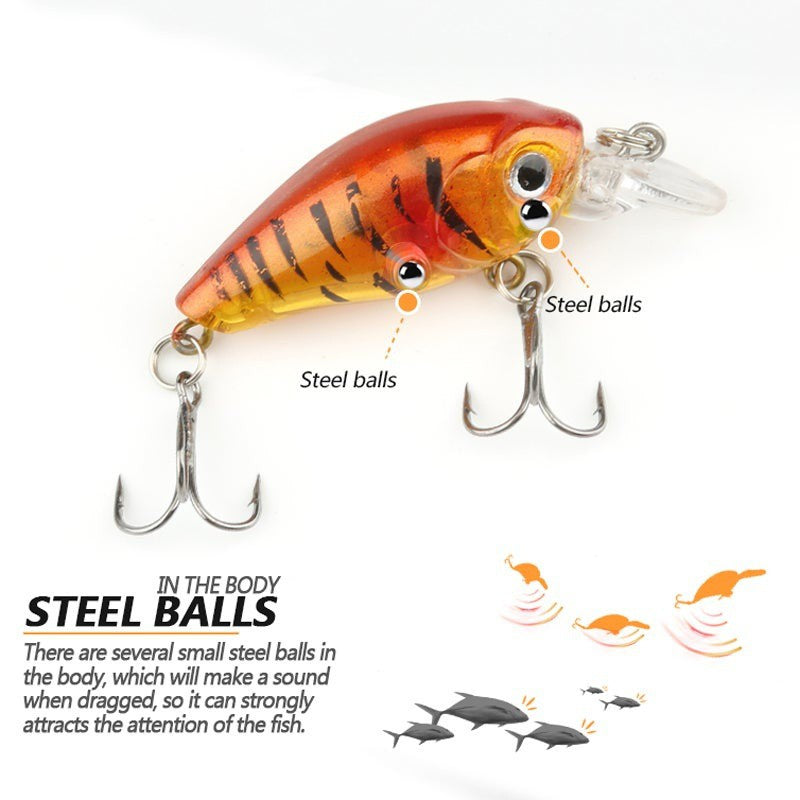 8pcs Crankbait Minnow Lure Set Floating Artificial Lure Surface Lure