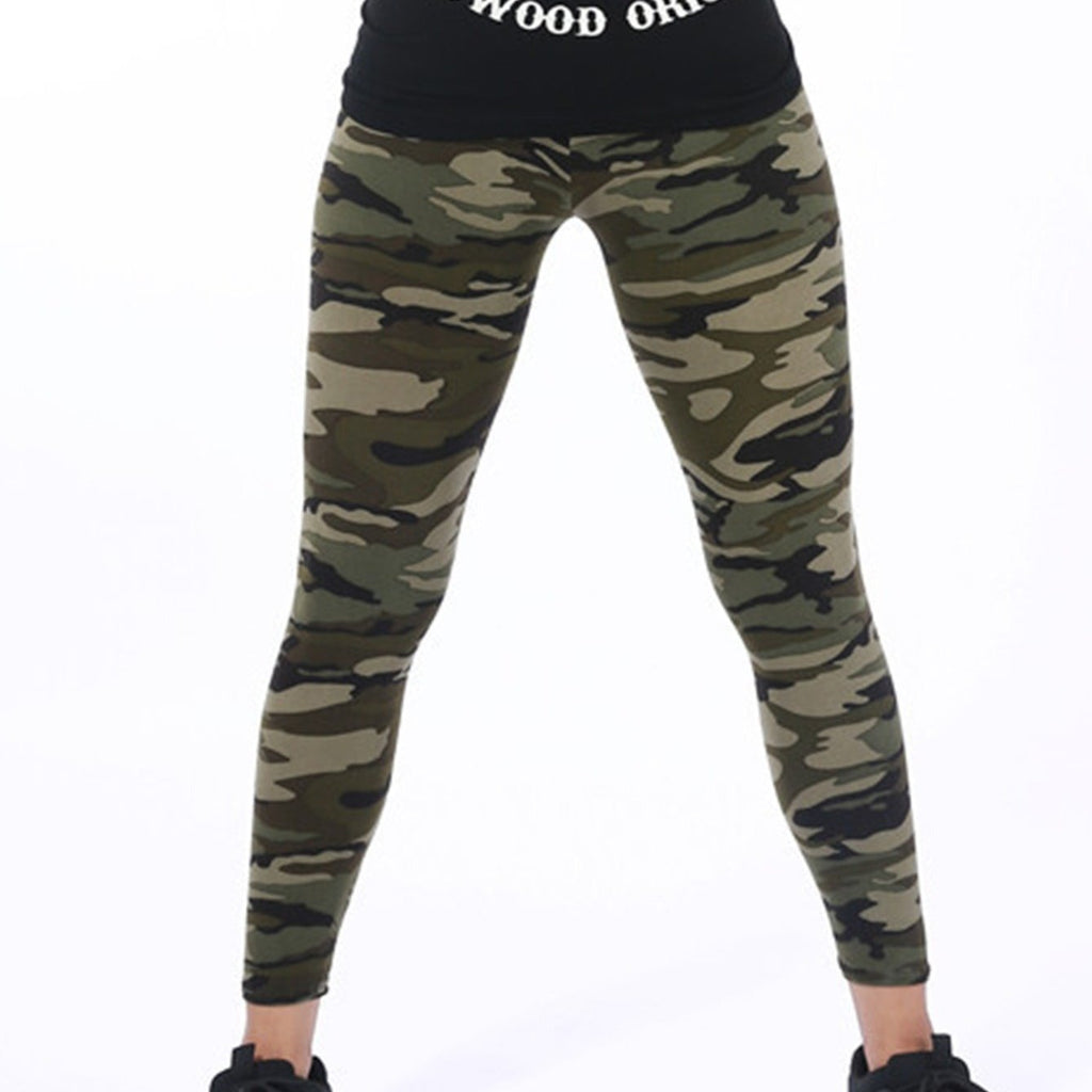 Women's Leggings Floral Printed Pants Casual High Waist Sweatpants Leggings