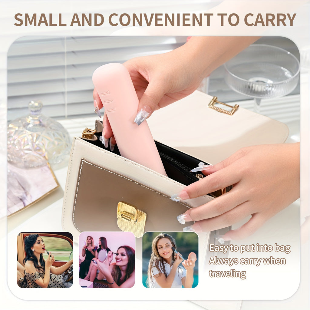 Portable Silicone Makeup Brush Holder - Soft And Stylish Travel Organizer For Makeup Tools
