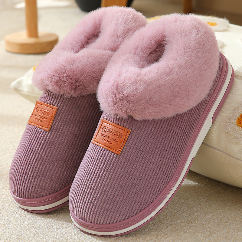Women'S Plush Winter Slippers - Warm, Non-Slip, Soft Fabric Lining, EVA Sole, Hand Washable, All-Season Comfort, Winter Footwear|Cozy Slipon Shoes|Soft Fabric Upper, Winter Boots