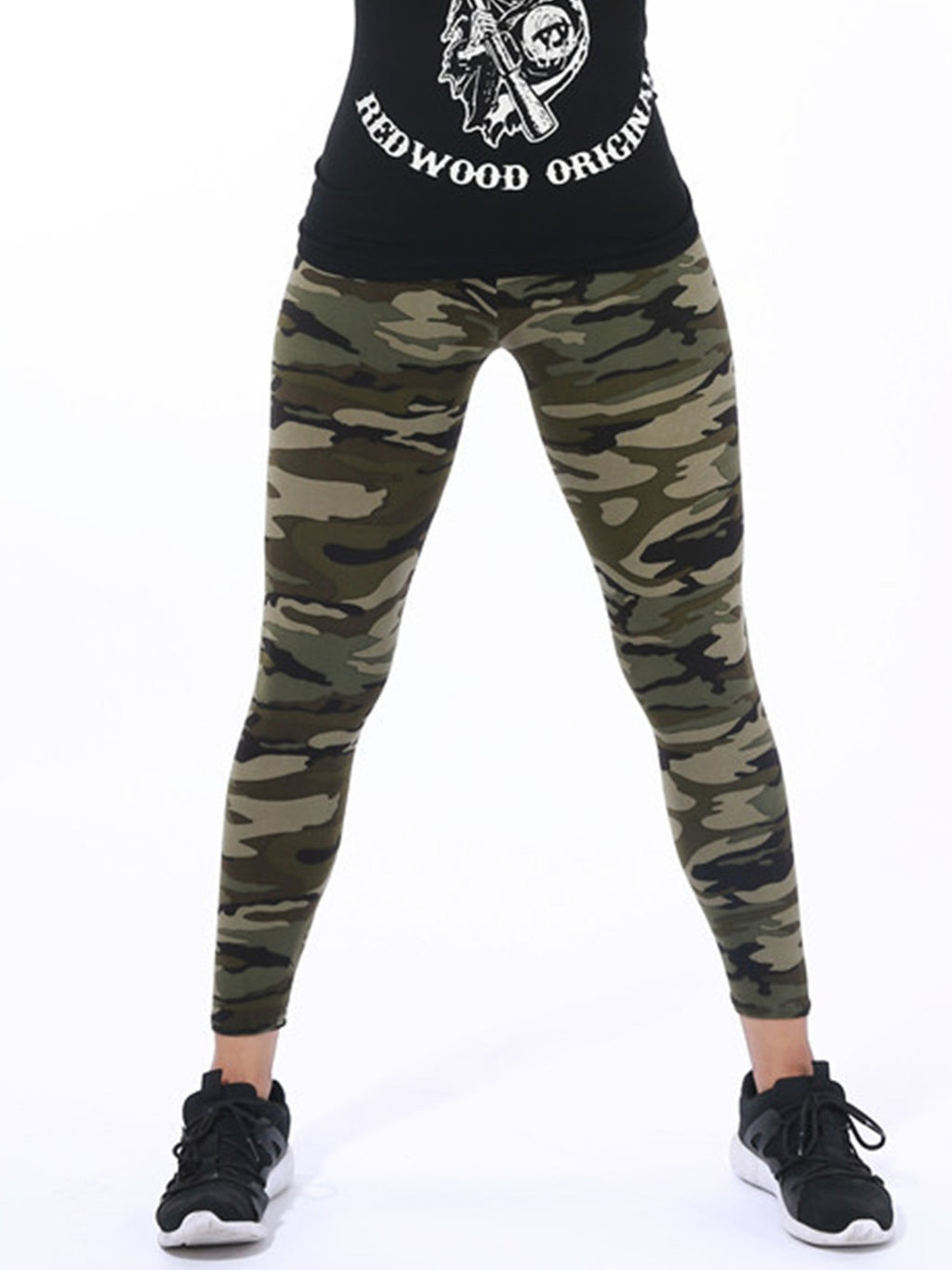 Women's Leggings Floral Printed Pants Casual High Waist Sweatpants Leggings