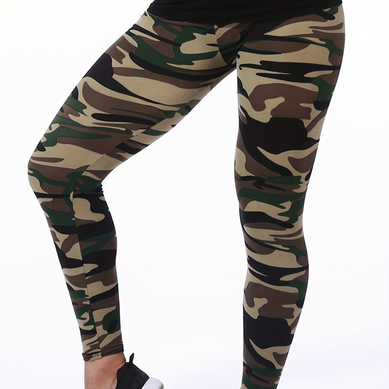 Women's Leggings Floral Printed Pants Casual High Waist Sweatpants Leggings