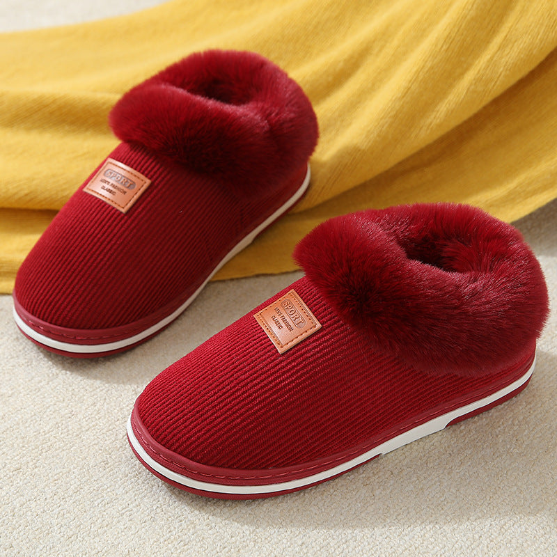 Women'S Plush Winter Slippers - Warm, Non-Slip, Soft Fabric Lining, EVA Sole, Hand Washable, All-Season Comfort, Winter Footwear|Cozy Slipon Shoes|Soft Fabric Upper, Winter Boots