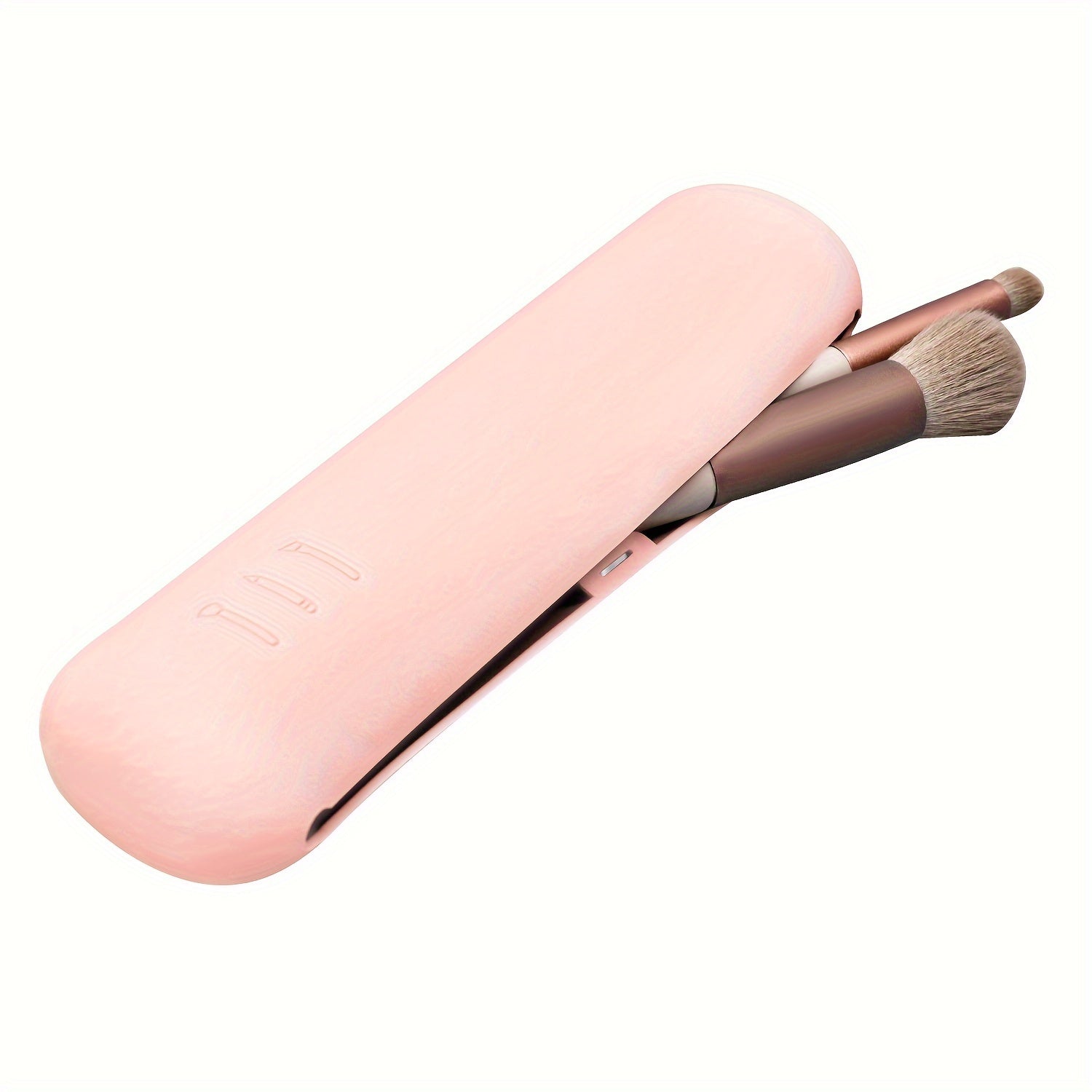 Portable Silicone Makeup Brush Holder - Soft And Stylish Travel Organizer For Makeup Tools