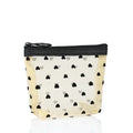Nylon Mesh Cosmetic Bag Zipper Heart Shaped Toiletry Organizer Makeup Bags Multifunctional Women Lipstick Key Coin Purse Pouch