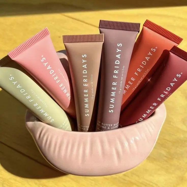 Original Summer Fridays Polypeptide Butter Lip Balm Liquid Hydrating Moisturizing Lip Gloss Cosmetics Lipstick Cosmetic Lip Care
