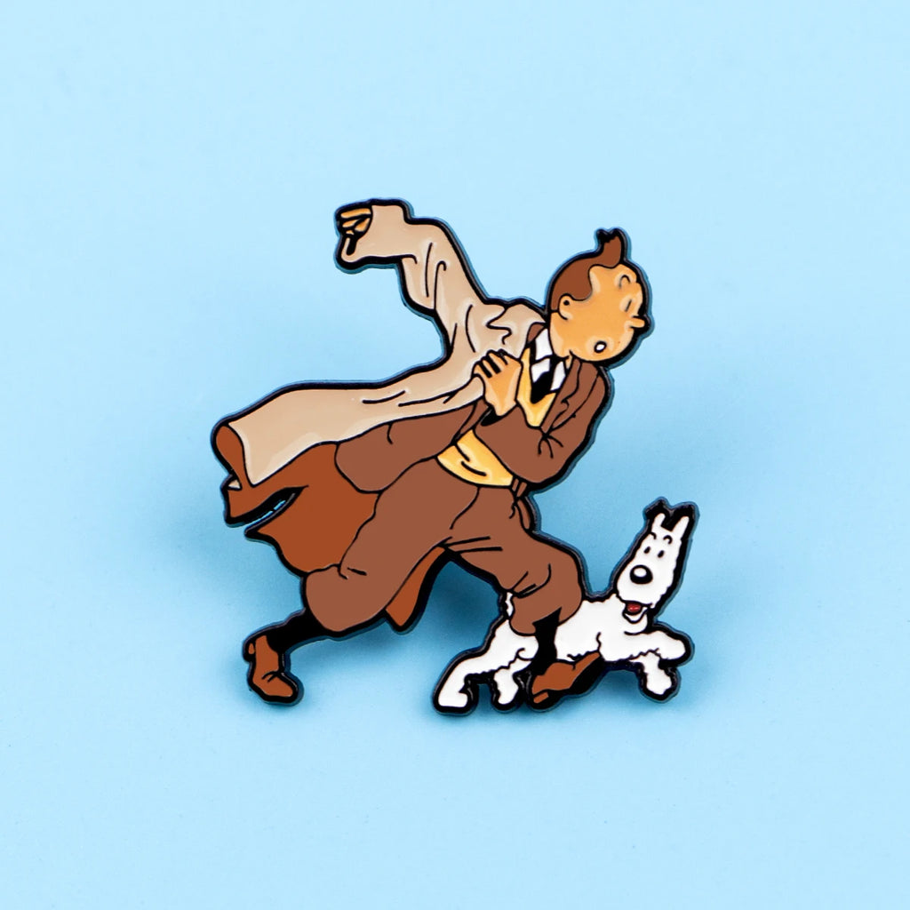 Cute Dog Enamel Pin Movie Brooch Pines Lapel Pins Badge on Backpack Clothing Accessories Funny Jewelry Fans Friends Gifts