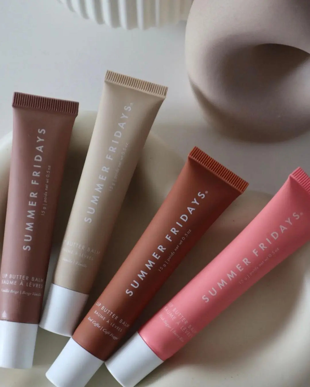Original Summer Fridays Polypeptide Butter Lip Balm Liquid Hydrating Moisturizing Lip Gloss Cosmetics Lipstick Cosmetic Lip Care