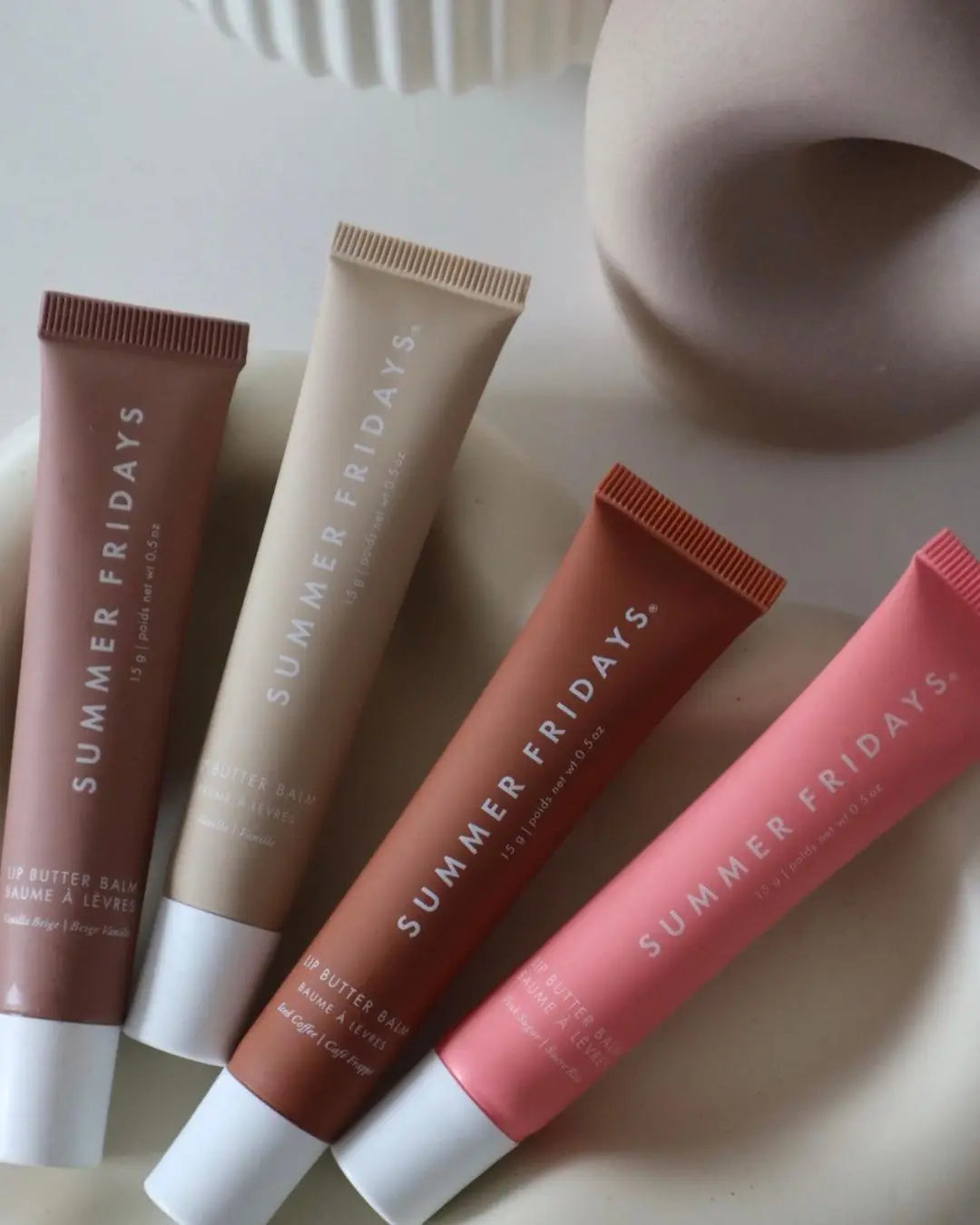 Original Summer Fridays Polypeptide Butter Lip Balm Liquid Hydrating Moisturizing Lip Gloss Cosmetics Lipstick Cosmetic Lip Care