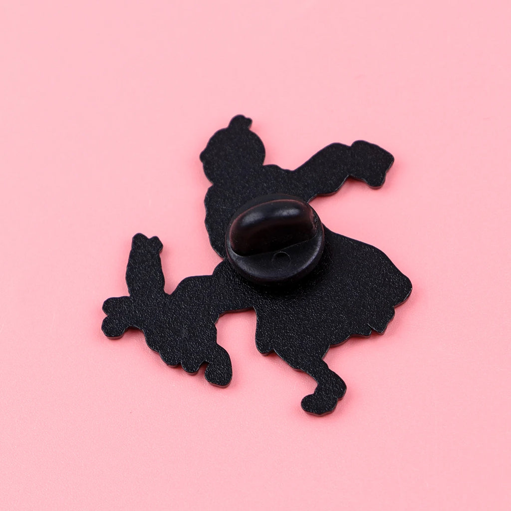 Cute Dog Enamel Pin Movie Brooch Pines Lapel Pins Badge on Backpack Clothing Accessories Funny Jewelry Fans Friends Gifts