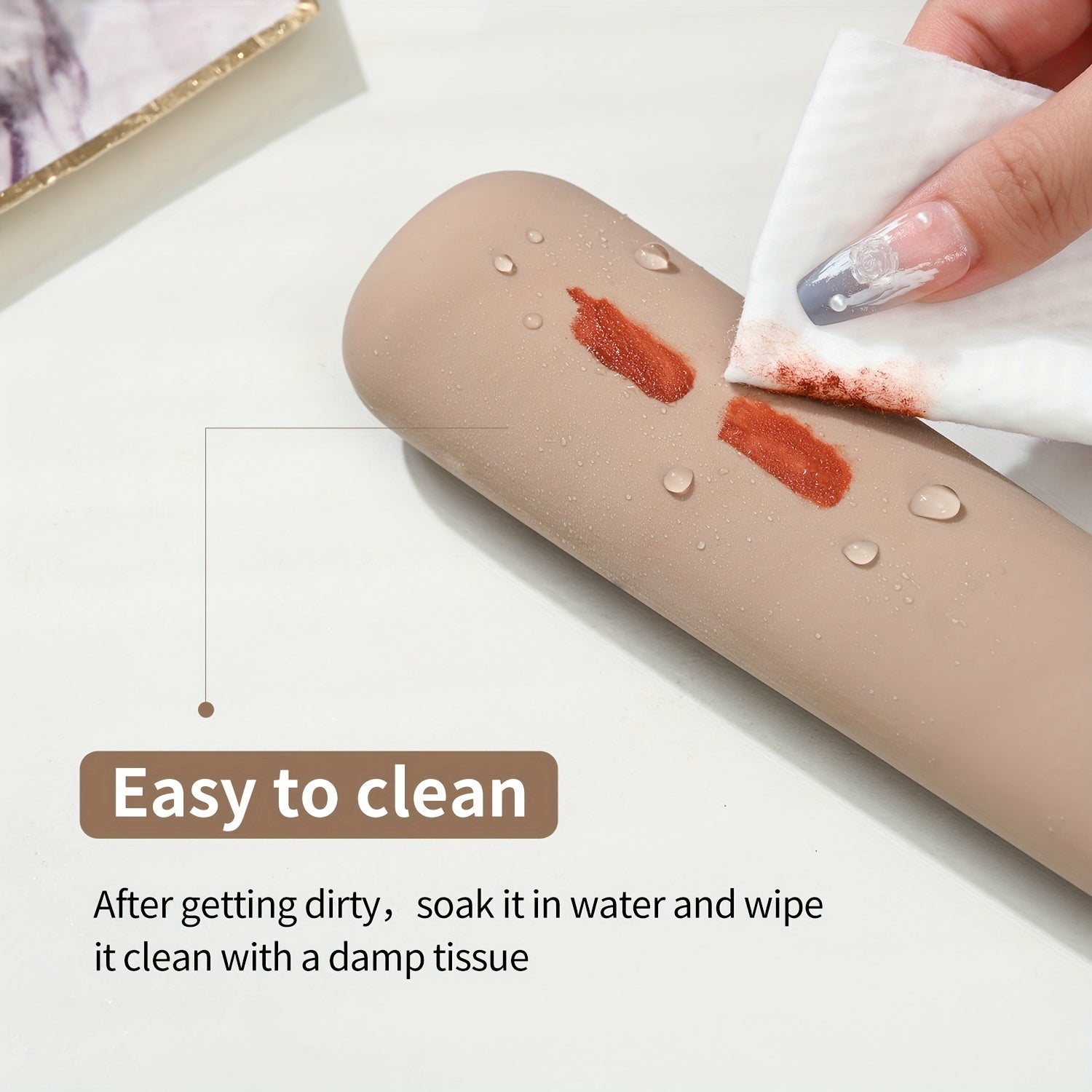 Portable Silicone Makeup Brush Holder - Soft And Stylish Travel Organizer For Makeup Tools