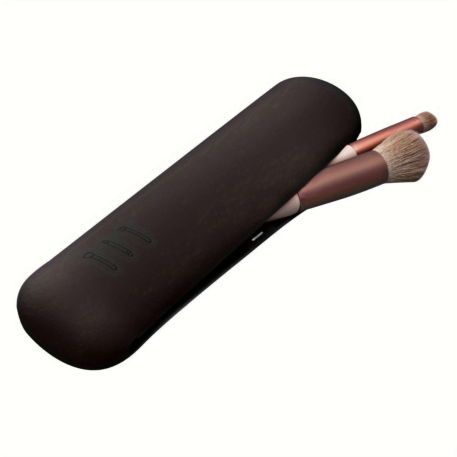 Portable Silicone Makeup Brush Holder - Soft And Stylish Travel Organizer For Makeup Tools