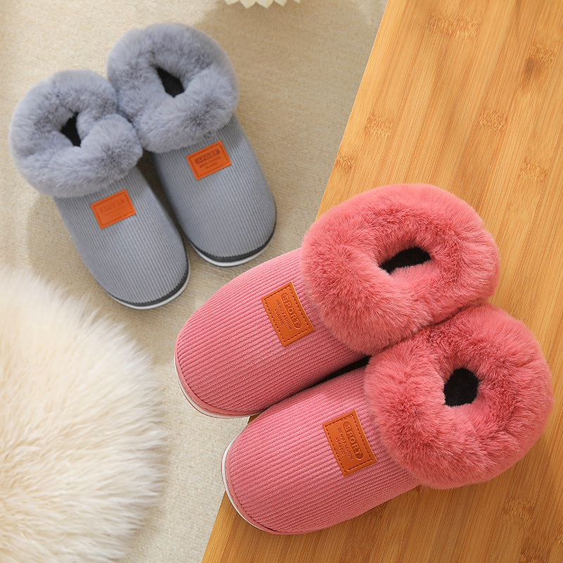 Women'S Plush Winter Slippers - Warm, Non-Slip, Soft Fabric Lining, EVA Sole, Hand Washable, All-Season Comfort, Winter Footwear|Cozy Slipon Shoes|Soft Fabric Upper, Winter Boots